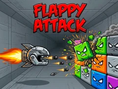 Jwèt Flappy Attack sou entènèt