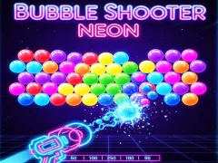 Jwèt Bubble Shooter Neon sou entènèt