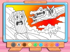 Jwèt Coloring Book: Bombardino Crocodilo sou entènèt