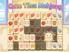 Jwèt Cute Tiles Mahjong sou entènèt