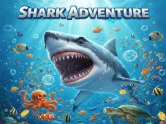 Jwèt Shark Adventure sou entènèt