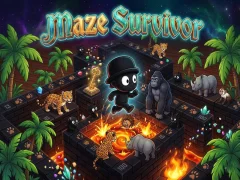 Jwèt Maze Survivor sou entènèt