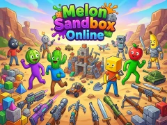 Jwèt Melon Sandbox Online sou entènèt