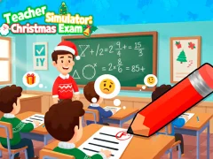 Jwèt Teacher Simulator Christmas Exam sou entènèt