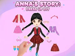 Jwèt Anna's Story: Dress Up DIY sou entènèt