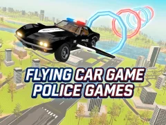 Jwèt Flying Car Game Police Games sou entènèt