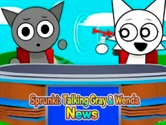 Jwèt Sprunki: Talking Gray & Wenda News sou entènèt