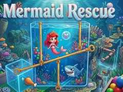 Jwèt Mermaid Rescue sou entènèt