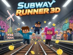 Jwèt Subway Runner 3D sou entènèt