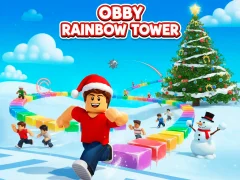 Jwèt Obby Rainbow Tower sou entènèt