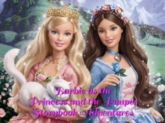 Jwèt Barbie as the Princess and the Pauper Storybook Adventures sou entènèt