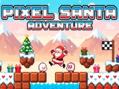 Jwèt Pixel Santa Adventure sou entènèt