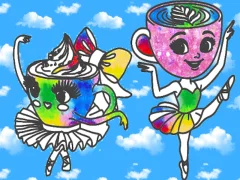 Jwèt Coloring Book for kids: Ballerina Cappuccina sou entènèt