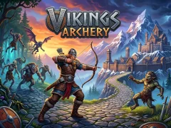 Jwèt Vikings archery sou entènèt