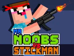 Jwèt Mr Noobs vs Stickman sou entènèt