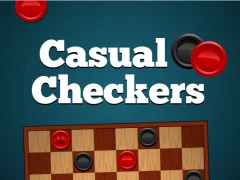 Jwèt Casual Checkers sou entènèt
