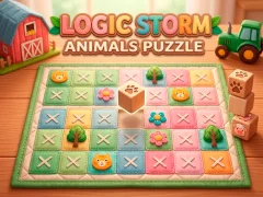 Jwèt Logic Storm: Animals Puzzle sou entènèt