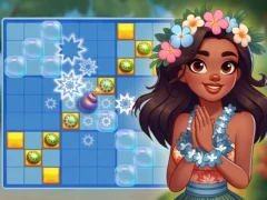 Jwèt Block Puzzle Tropical Story sou entènèt