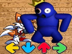 Jwèt FNF Rainbow Friends Battle Mod sou entènèt
