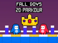 Jwèt Fall Boys 2D Parkour sou entènèt
