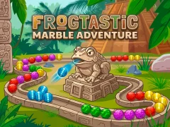 Jwèt Frogtastic Marble Adventure sou entènèt