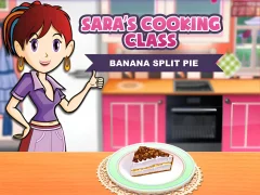 Jwèt Banana Split Pie: Sara`s Cooking Class sou entènèt