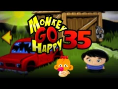 Jwèt Monkey Go Happy Stage 35 sou entènèt