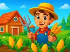 Jwèt Family Idle Farm: Build & Harvest sou entènèt