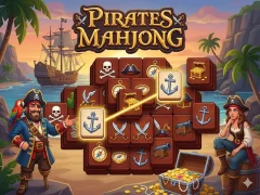 Jwèt Pirates Mahjong sou entènèt