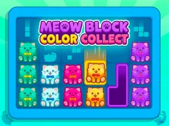 Jwèt Meow Block: Color Collect sou entènèt