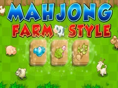 Jwèt Mahjong Farm Style sou entènèt