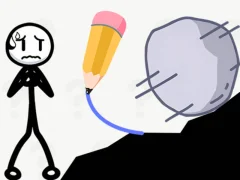 Jwèt Stickman Rescue Draw 2 Save sou entènèt