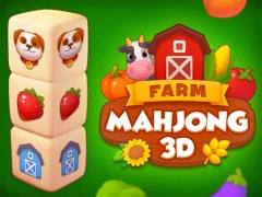 Jwèt Farm Mahjong 3D sou entènèt