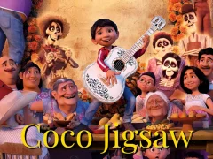 Jwèt Coco Jigsaw sou entènèt