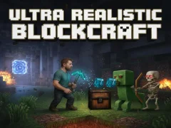 Jwèt Ultra Realistic BlockCraft sou entènèt