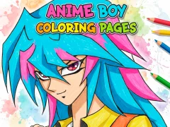 Jwèt Anime Boy Coloring Pages sou entènèt