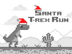 Jwèt Santa T-Rex Run sou entènèt