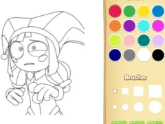 Jwèt Pomni Coloring Book For Kids sou entènèt
