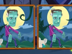 Jwèt Halloween Find the Differences sou entènèt