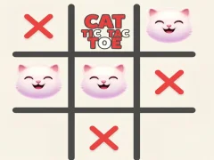 Jwèt Cat Tic Tac Toe sou entènèt