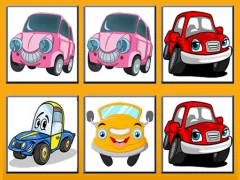 Jwèt Funny Cars Memory sou entènèt