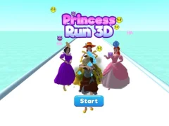 Jwèt Princess Run 3D sou entènèt