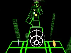 Jwèt Neon Ball Slope sou entènèt