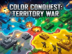 Jwèt Color Conquest: Territory War sou entènèt