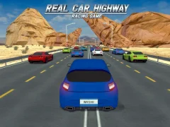 Jwèt Real Car Highway Racing Game sou entènèt
