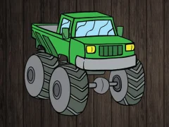 Jwèt Monster Truck Jigsaw sou entènèt