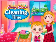Jwèt Baby Hazel Cleaning Time sou entènèt