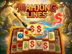 Jwèt Mahjong Lines sou entènèt