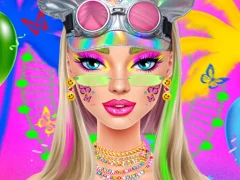Jwèt Festival Vibes Makeup sou entènèt