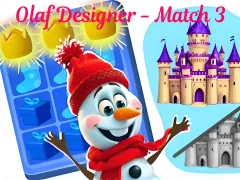 Jwèt Olaf Designer - Match 3 sou entènèt